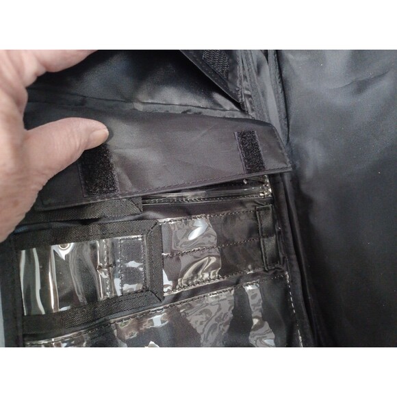 VINTAGE CROP-IN-STYLE ZIPPERED ART CRAFT ORGANIZER TOTE CASE - Picture 12 of 12